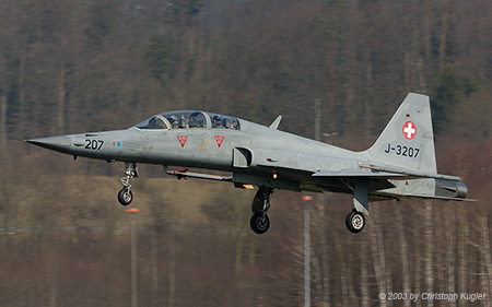 Northrop F-5F Tiger II | J-3207 | Swiss Air Force | D&UUML;BENDORF (LSMD/---) 24.03.2003