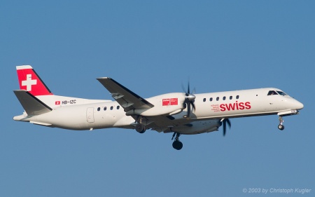 SAAB 2000 | HB-IZC | Swiss International Air Lines | Z&UUML;RICH (LSZH/ZRH) 18.01.2003