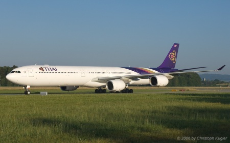 Airbus A340-642 | HS-TND | Thai Airways International | Z&UUML;RICH (LSZH/ZRH) 02.07.2006