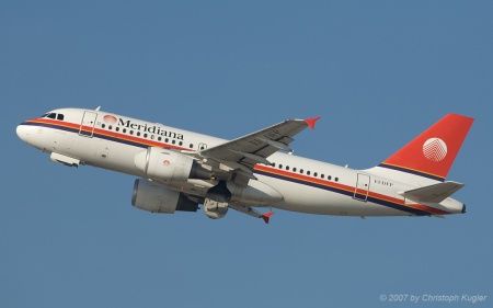 Airbus A319-112 | EI-DFP | Meridiana | BARCELONA (LEBL/BCN) 19.01.2007