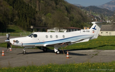 Pilatus PC-12/47 | HB-FQO | Pilatus Flugzeugwerke | BUOCHS (LSZC/BXO) 16.04.2007