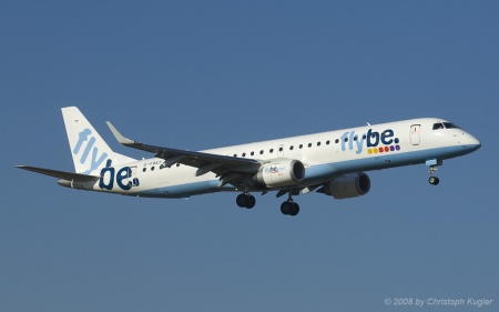 Embraer ERJ-195LR | G-FBEF | Flybe | GENEVA (LSGG/GVA) 09.02.2008