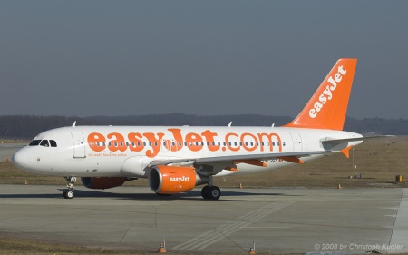 Airbus A319-111 | HB-JZN | easyJet Airline | GENEVA (LSGG/GVA) 09.02.2008