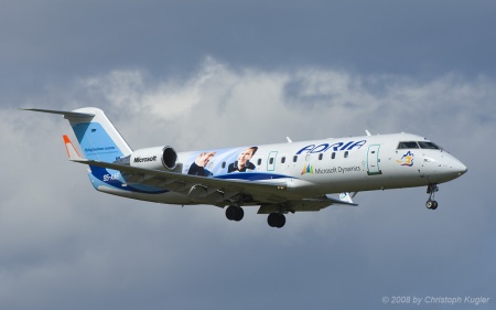 Bombardier CRJ 200LR | S5-AAE | Adria Airways  |  Microsoft Dynamics c/s | Z&UUML;RICH (LSZH/ZRH) 13.04.2008
