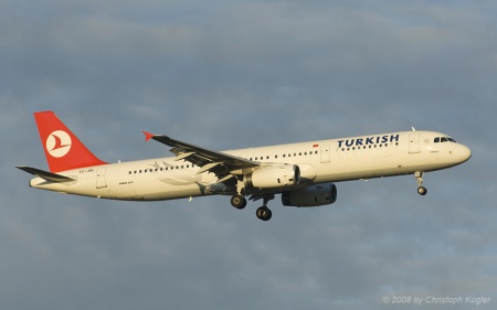 Airbus A321-231 | TC-JRL | Turkish Airlines | Z&UUML;RICH (LSZH/ZRH) 05.07.2008