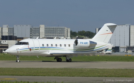 Bombardier Challenger CL.604 | P4-ABC | untitled (Global Jet Luxembourg) | Z&UUML;RICH (LSZH/ZRH) 25.07.2008