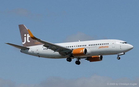 Boeing 737-3L9 | OY-JTC | JetTime | ARRECIFE-LANZAROTE (GCRR/ACE) 04.09.2009