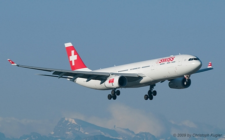 Airbus A330-343X | HB-JHA | Swiss International Air Lines | Z&UUML;RICH (LSZH/ZRH) 17.05.2009