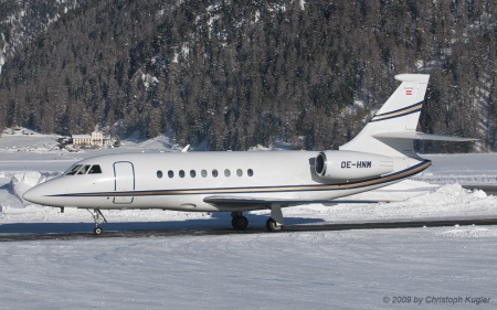 Dassault Falcon 2000EX | OE-HNM | untitled (Business Express) | SAMEDAN (LSZS/SMV) 02.01.2009