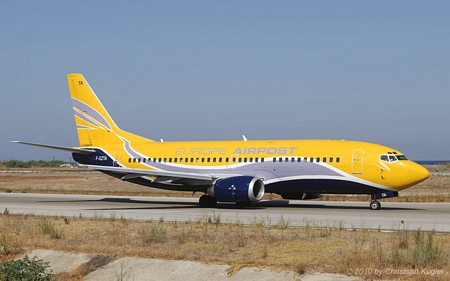 Boeing 737-33V | F-GZTA | Europe Airpost | RHODOS - DIAGORAS (LGRP/RHO) 19.09.2010