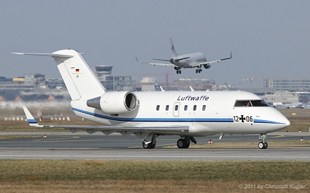 Canadair Challenger CL.601 | 1206 | German Air Force | FRANKFURT (EDDF/FRA) 23.03.2011