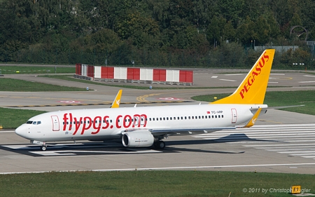 Boeing 737-82R | TC-ARP | Pegasus Airlines | Z&UUML;RICH (LSZH/ZRH) 24.09.2011