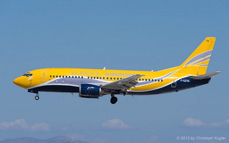 Boeing 737-33V | F-GZTA | Europe Airpost | RHODOS - DIAGORAS (LGRP/RHO) 13.09.2012