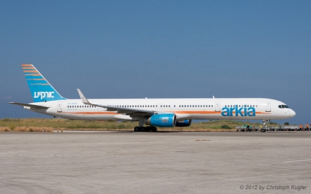 Boeing 757-3E7 | 4X-BAW | Arkia Israel | RHODOS - DIAGORAS (LGRP/RHO) 16.09.2012