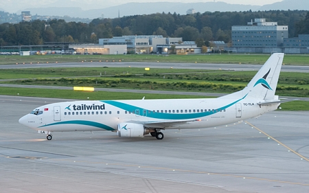 Boeing 737-4Q8 | TC-TLA | Tailwind Airlines | Z&UUML;RICH (LSZH/ZRH) 19.10.2012