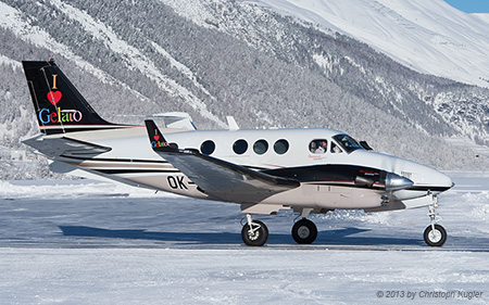 Hawker Beechcraft C90GTx King Air | OK-GIO | untitled (Air Prague) | SAMEDAN (LSZS/SMV) 27.12.2013