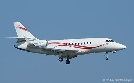 Dassault Falcon 2000LX | OY-GKJ | untitled | Z&UUML;RICH (LSZH/ZRH) 08.03.2014