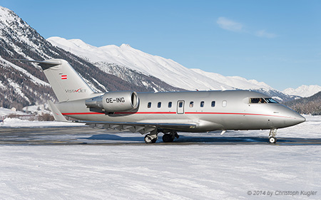 Bombardier Challenger CL.605 | OE-ING | untitled (VistaJet) | SAMEDAN (LSZS/SMV) 12.01.2014