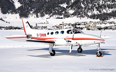 Cessna 340 | D-IMHW | private | SAMEDAN (LSZS/SMV) 23.02.2014