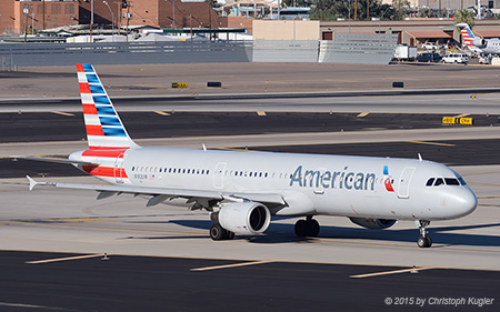 Airbus A321-211 | N192UW | American Airlines | PHOENIX SKY HARBOUR INTL (KPHX/PHX) 24.09.2015