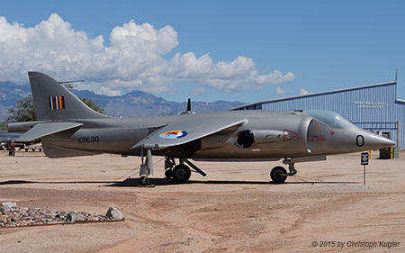 Hawker Siddeley XV-6A Kestrel | XS690 | Royal Air Force | PIMA AIR & SPACE MUSEUM, TUCSON 23.09.2015