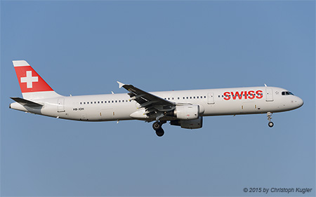 Airbus A321-111 | HB-IOH | Swiss International Air Lines | Z&UUML;RICH (LSZH/ZRH) 19.03.2015