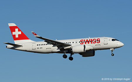 Bombardier CSeries 100 | HB-JBB | Swiss Global Airlines | Z&UUML;RICH (LSZH/ZRH) 27.12.2016