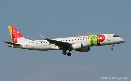 Embraer ERJ-190LR | CS-TPU | TAP Express (Portugalia Airlines) | Z&UUML;RICH (LSZH/ZRH) 25.05.2017