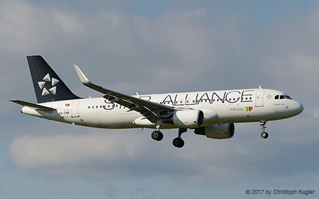 Airbus A320-232 | CS-TNP | TAP Air Portugal  |  Star Alliance c/s, wo with sharklets | Z&UUML;RICH (LSZH/ZRH) 17.06.2017