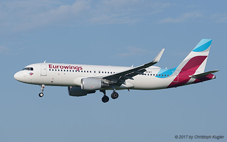 Airbus A320-214 | D-AEWT | Eurowings | Z&UUML;RICH (LSZH/ZRH) 01.08.2017