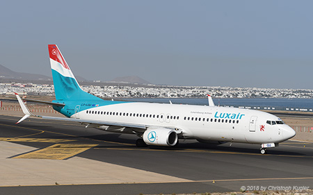 Boeing 737-8C9 | LX-LGU | Luxair | ARRECIFE-LANZAROTE (GCRR/ACE) 13.09.2018