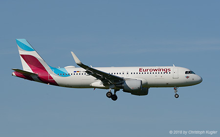 Airbus A320-214 | D-AEWL | Eurowings | Z&UUML;RICH (LSZH/ZRH) 14.06.2018