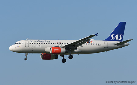 Airbus A320-232 | OY-KAS | SAS Scandinavian Airlines System | Z&UUML;RICH (LSZH/ZRH) 11.09.2019