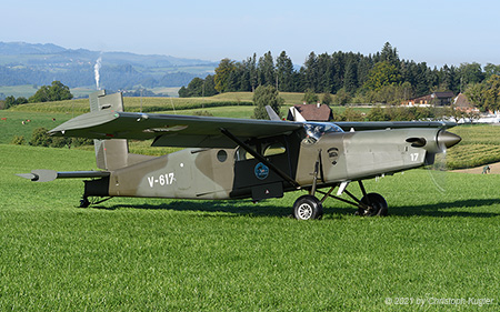 Pilatus PC-6/B2-H2M-1 | V-617 | Swiss Air Force | NOTTWIL (----/---) 14.09.2021