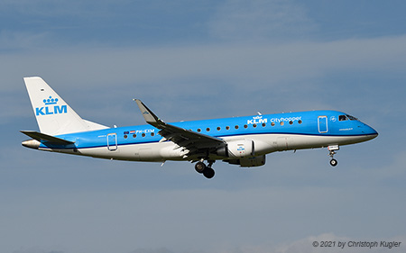 Embraer ERJ-175STD | PH-EXM | KLM Cityhopper | Z&UUML;RICH (LSZH/ZRH) 06.08.2021