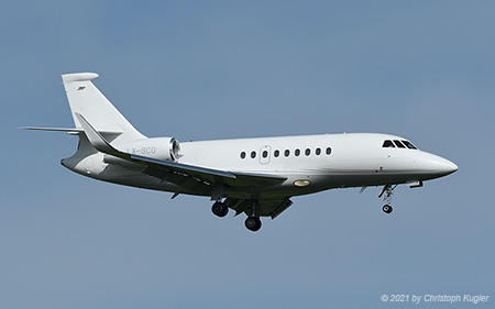 Dassault Falcon 2000EX EASy | LX-SCO | untitled (Global Jet Luxembourg) | Z&UUML;RICH (LSZH/ZRH) 02.10.2021