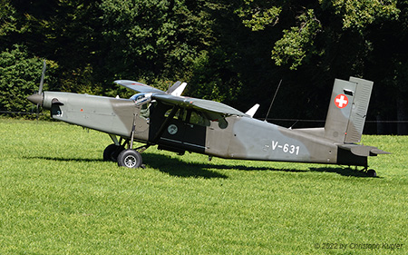 Pilatus PC-6/B2-H2M | V-631 | Swiss Air Force | LSNB 12.09.2022