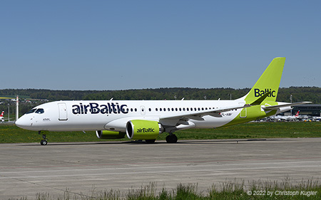 Airbus A220-300 | YL-ABF | Air Baltic | Z&UUML;RICH (LSZH/ZRH) 28.04.2022