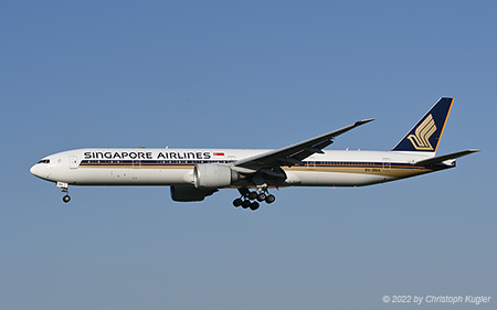 Boeing 777-312ER | 9V-SNA | Singapore Airlines | Z&UUML;RICH (LSZH/ZRH) 06.07.2022