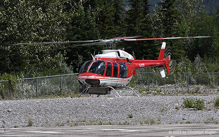 Bell 407 | C-FALC | untitled (Alpine Helicopters) | CANMORE MUNICIPAL HELIPORT (----/---) 17.07.2023