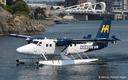 De Havilland Canada DHC-6-300 | C-GHAP | Harbour Air | VICTORIA HARBOUR (CYWH/YWH) 26.08.2023