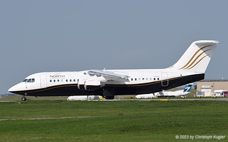 Avro RJ100 | C-FSUA | North Cariboo Air | CALGARY INTL. (CYYC/YYC) 18.07.2023
