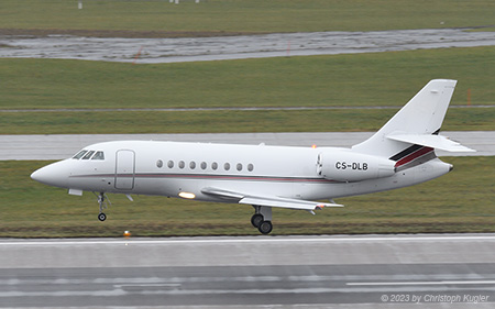 Dassault Falcon 2000EX EASy | CS-DLB | untitled (Netjets Europe) | Z&UUML;RICH (LSZH/ZRH) 15.01.2023