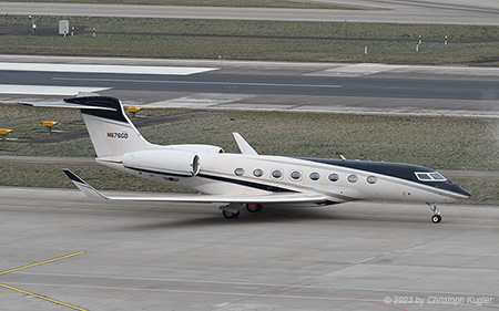 Gulfstream G650ER | N676GD | untitled (Hewlett Packard) | Z&UUML;RICH (LSZH/ZRH) 20.01.2023