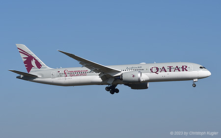 Boeing 787-9 | A7-BHJ | Qatar Airways | Z&UUML;RICH (LSZH/ZRH) 10.02.2023