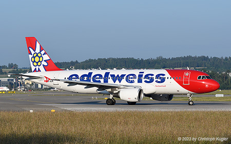 Airbus A320-214 | HB-JLR | Edelweiss Air | Z&UUML;RICH (LSZH/ZRH) 11.06.2023