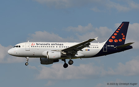 Airbus A319-112 | OO-SSQ | Brussels Airlines | Z&UUML;RICH (LSZH/ZRH) 15.06.2023
