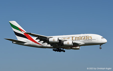 Airbus A380-861 | A6-EEB | Emirates Airline | Z&UUML;RICH (LSZH/ZRH) 11.10.2023