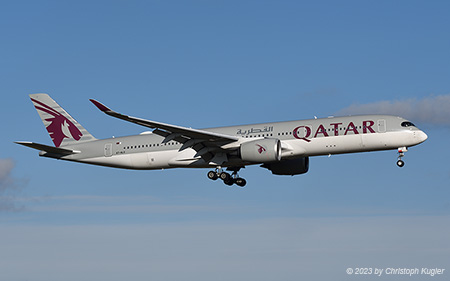 Airbus A350-941 | A7-ALV | Qatar Airways | Z&UUML;RICH (LSZH/ZRH) 29.11.2023