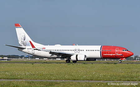 Boeing 737-8JP | SE-RRE | Norwegian Air Sweden | AMSTERDAM-SCHIPHOL (EHAM/AMS) 28.08.2024